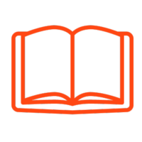 Orange character-drawn image representing a book, symbolic of our list of the best case interview books.
